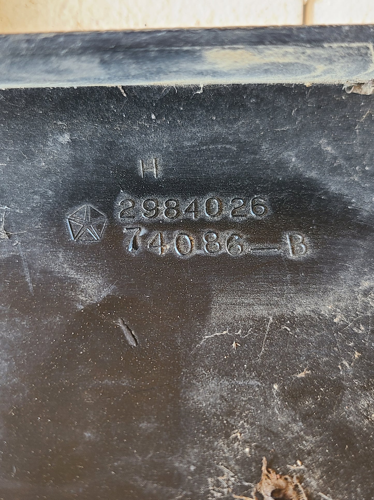 70-74 Mopar E Body Cuda Challenger Lower Right Dash Trim Part# 2984026