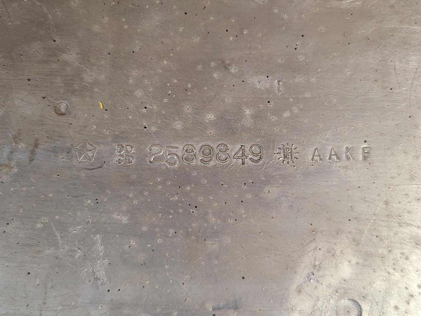 1966-1968 Dodge/Plymouth Automatic Center Console Top Cover Part# 2589849