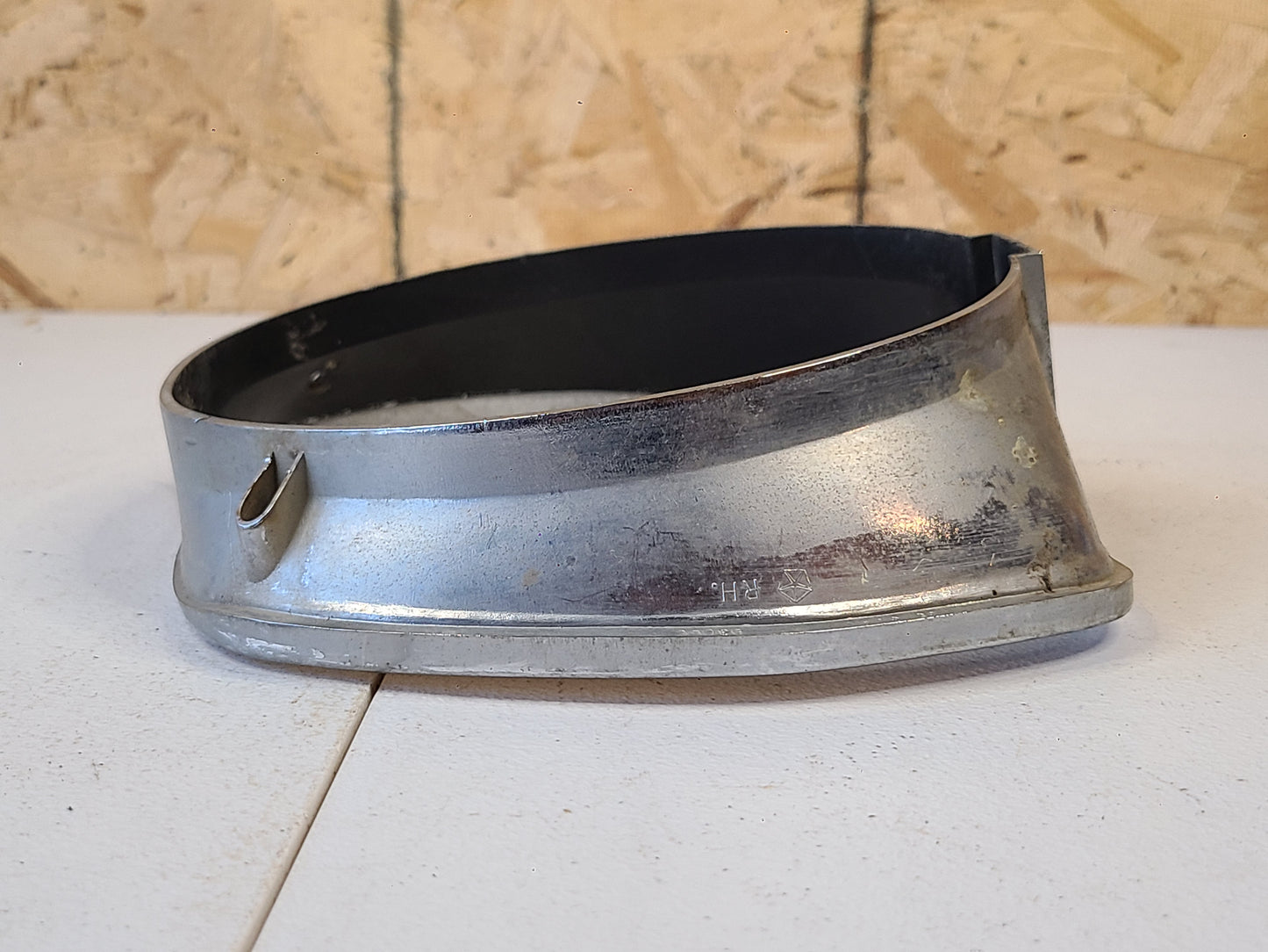 1972-1974 Cuda RH Headlight Bezels Part# 3573240