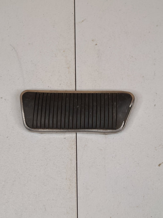 Rubber Brake Pedal Pad With Metal Trim