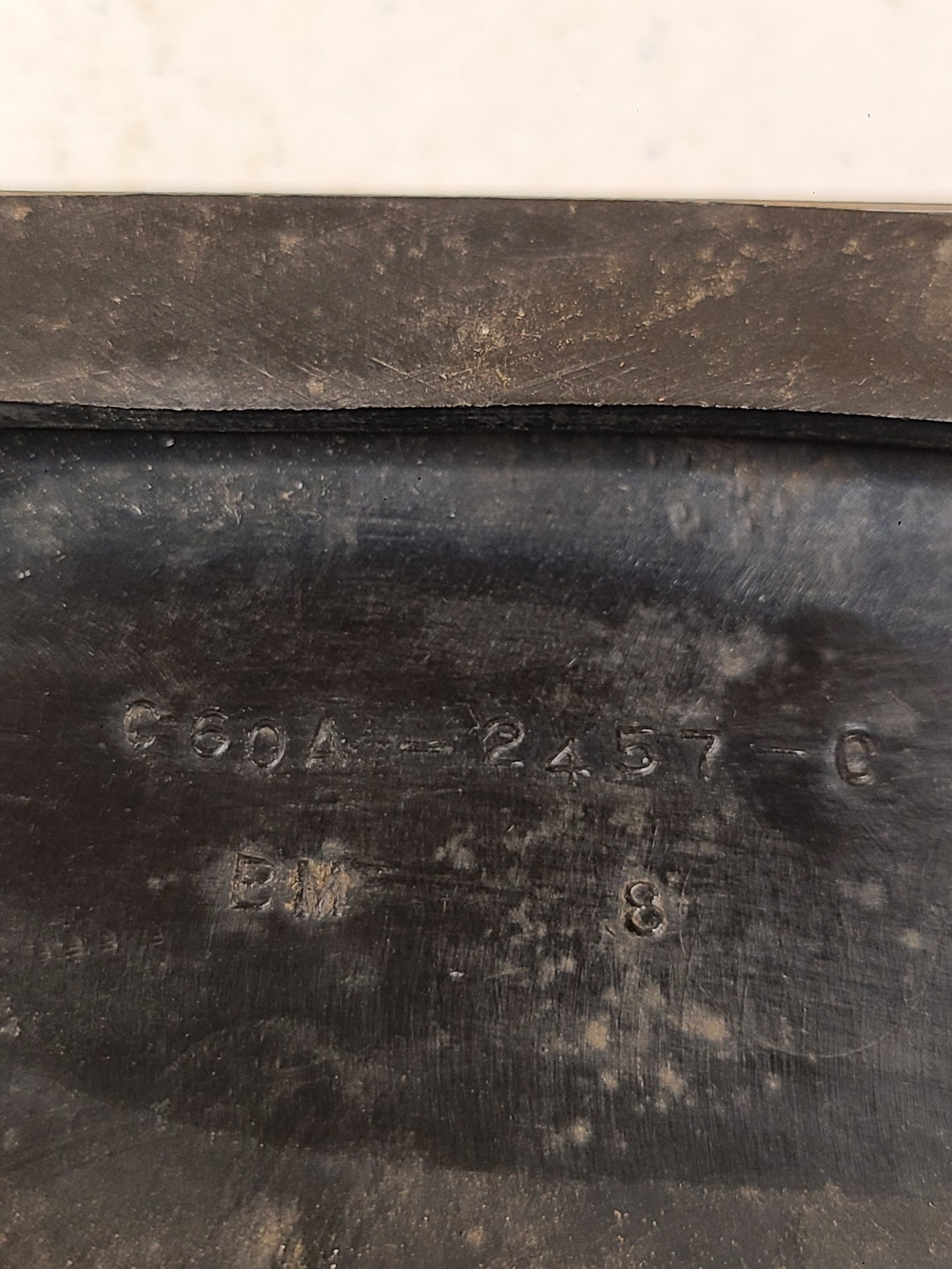 Rubber Brake Pedal Pad With Metal Trim