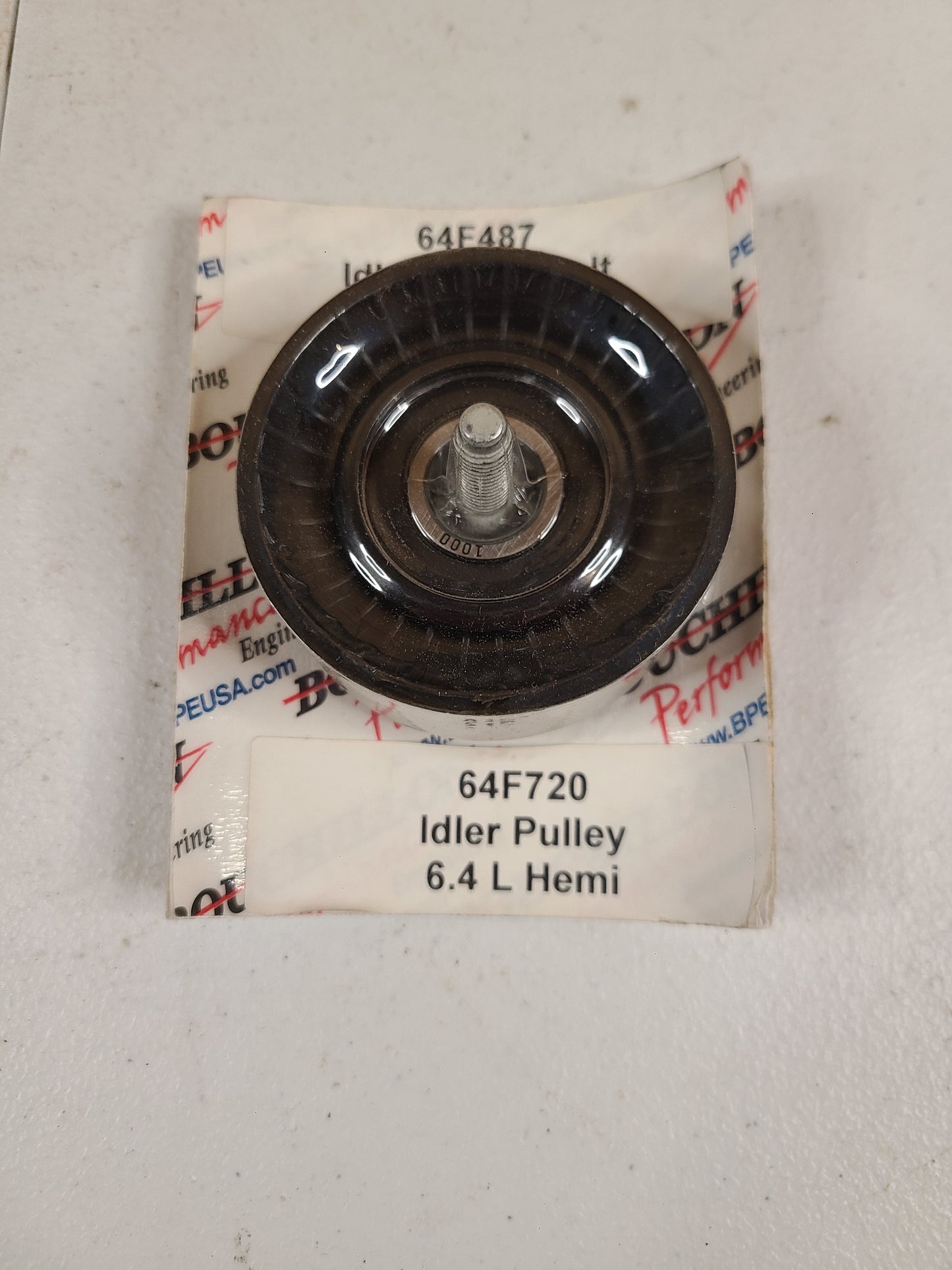 Bouchillion Performance Gen III 6.4 Hemi Idler Pulley w/ Bolt Part# 64F720
