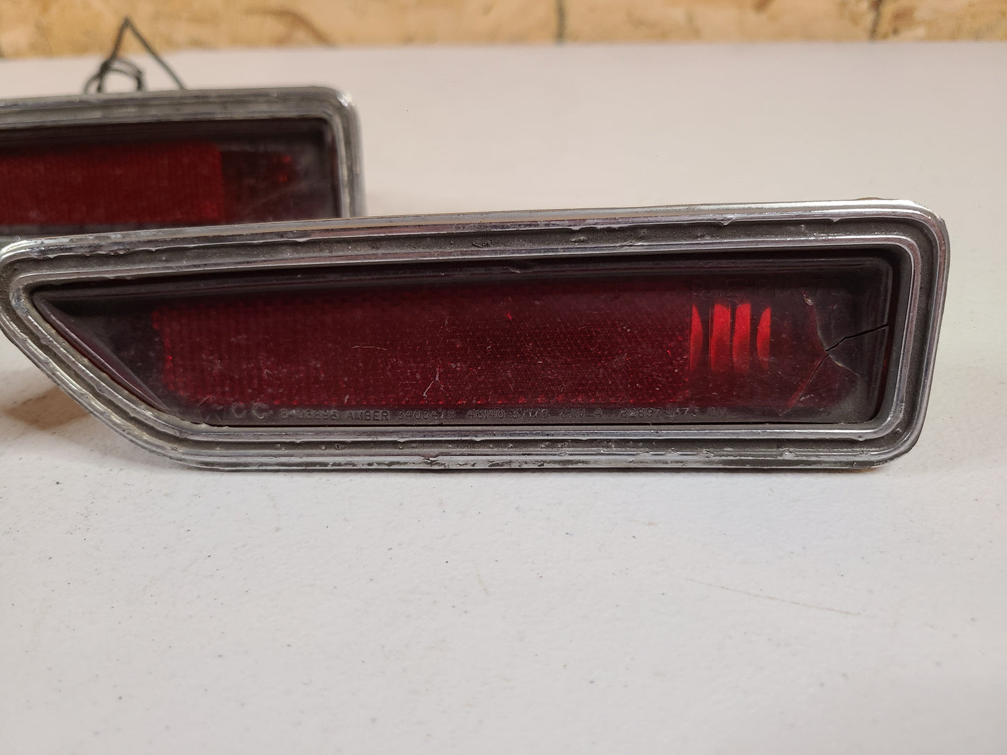 1970/1971 Dodge Challenger Rear RH Side Marker Light Assembly Part# 3403476