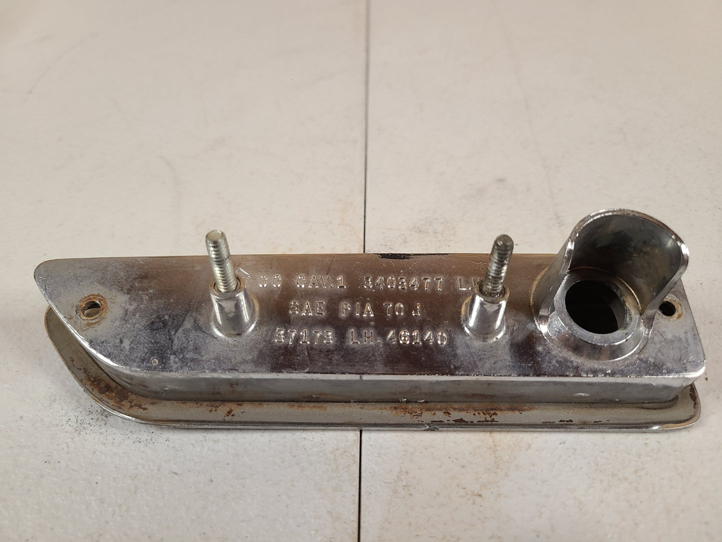 1970/1971 Dodge Challenger Rear LH Side Marker Light Houseing Part# 3403477