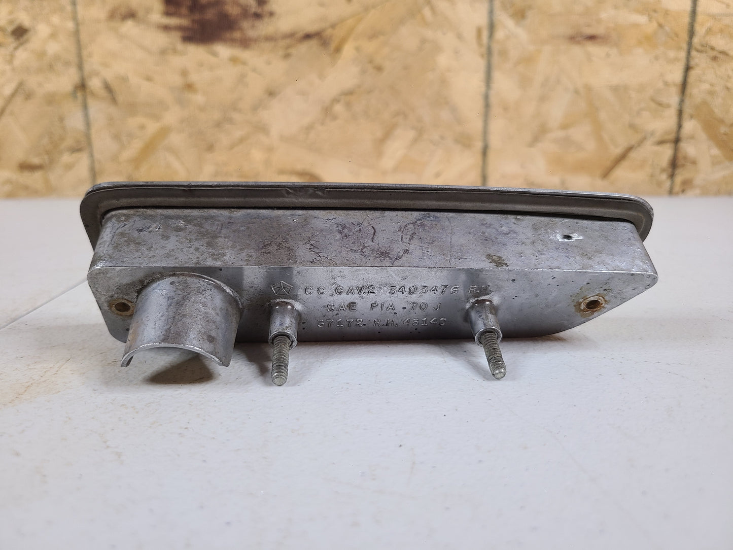 USED 1970/1971 Dodge Challenger Rear RH Side Marker Light Houseing Part# 3403476