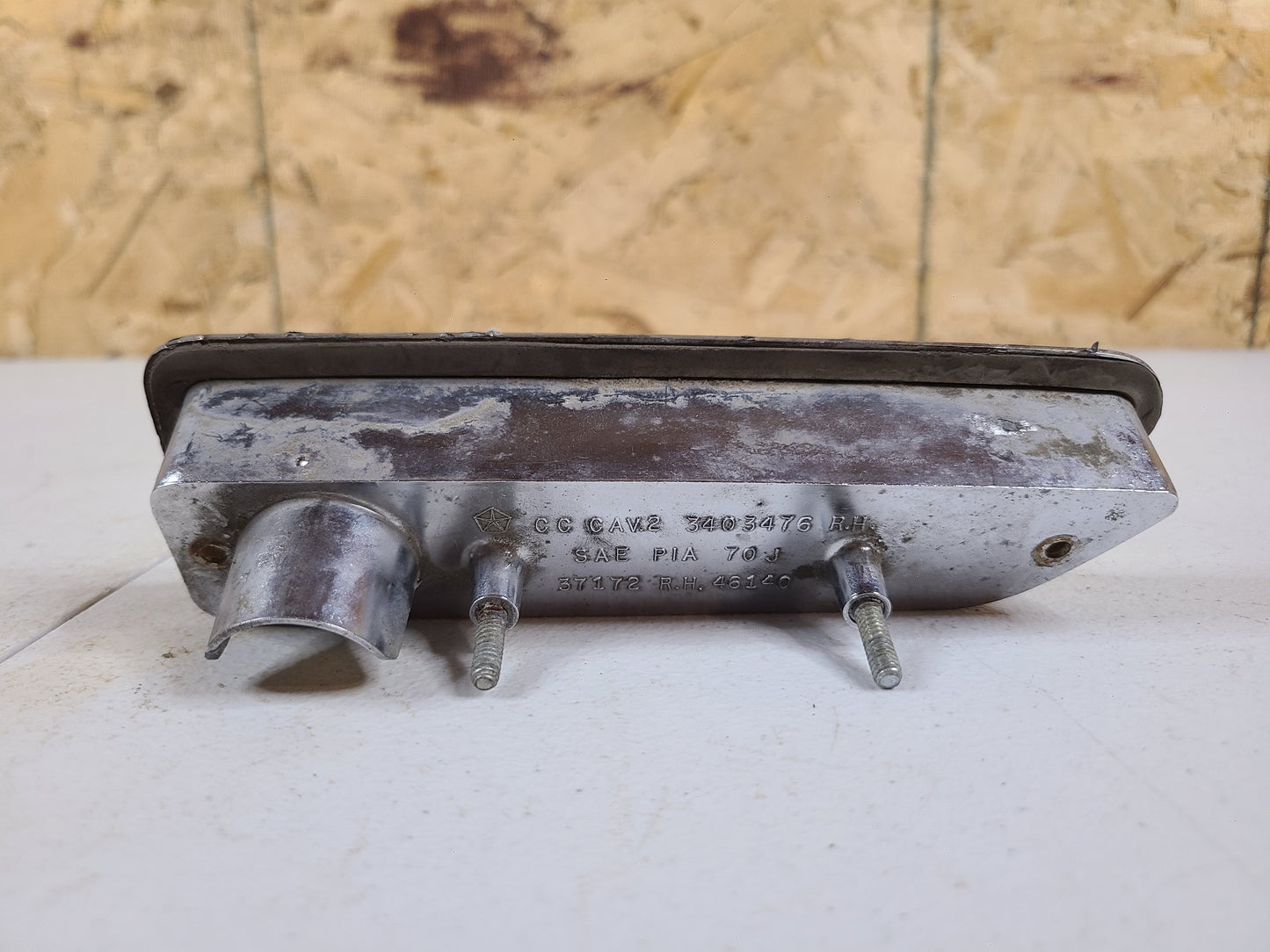 USED 1970/1971 Dodge Challenger Rear RH Side Marker Light Houseing Part# 3403476